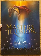 Masters of Illusion Live Signed Program Bally's Las Vegas Magician Autographs picture