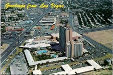 Las Vegas Nevada Sahara Hotel Aerial View Continental Postcard B147 picture