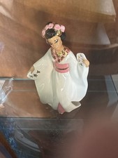 Rosenthal Joy Kim Porcelain Geisha Figurine White Pink picture