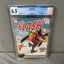 The Flash #113 CGC 6.5 OWW Origin and 1st Appearance of the Trickster picture