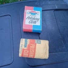 Vintage GM Polishing Cloth Wax Treated Flannel Cloth Car And Home Chevrolet  picture