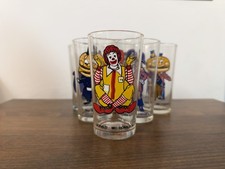 Vtg Set of 6 1977 McDonalds Collector Glass Ronald McDonald Grimace Complete picture