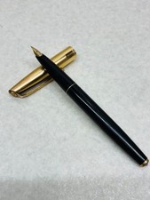 Discontinued Retro R14K 14K Gold Platinum Fountain Pen Used picture