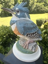 Vintage Boehm Fledgling Kingfisher 449 Bird Figurine 6.25