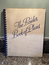The Bride's Book of Plans 1940s/50s The Hecht Co. Bridal Consultant Planner VTG picture