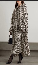 $6500 Valentino LOGO Toile Iconographe silk kaftan dress SOLD OUT EVERYWHERE picture