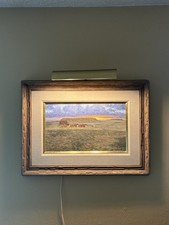 Pete Plastow (1930-2021) Original Western Oil Painting On Board 2003 picture