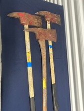 LOT OF 3 Vintage Fireman's Pick Head Axe 35