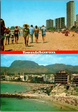 Postcard Spain Benidorm Beach and Skyline view picture