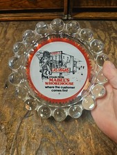 Ashtray smoking Mabel's Las Vegas Nevada glass ashtray Heavy Glass picture