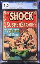 Shock Suspenstories #8 CGC 1.0 ~ E.C. Comics ~ Pre-Code Horror ~ Slasher Cover picture
