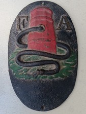Vintage Cast Iron Firemark  picture