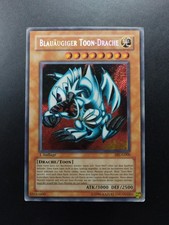 YUGIOH 2003 | BLUE-EYES TOON DRAGON | SRL-G000 | 1ST EDT | GERMAN | VG (MP) picture