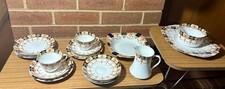 Antique 1920s Standard China England Tea Set 17pc + Carlisle Ware Art Deco Imari picture