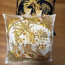 Ferragamo Home Cushion Silk Set Of 2 VHTF Designer Daily Use Popular Products It picture