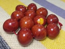bakelite musk amber 164 grams 12 piece beads suitable for rosary old bacalite picture