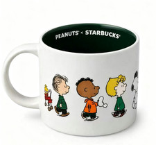 In Hand* Starbucks Peanuts Snoopy White Green  Mug Limited Edition 414ml picture