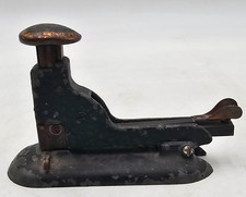 Vtg 1930s Antique Chrome Steel Hotchkiss Stapler Made In USA  Norwalk CT picture
