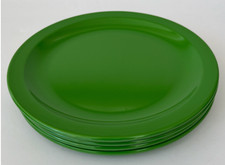 Texas Ware Melamine Dinner Plates Set of 4 Lime Green 10