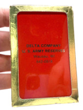 Delta Company U.S. Army Reserves Playing Cards Deck NEW Vintage Wausau Wisconsin picture