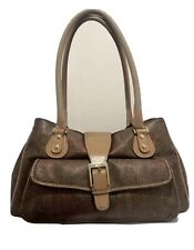 Vintage ETRO  Purse Bag Paisley Women Shoulder Coated Canvas Leather picture