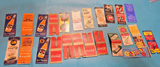 VINTAGE SODA ADVERTISING MATCHBOOK Lot Orange Crush CLEO COLA COCA Many Rare picture