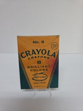 VTG  1970's #8 Crayola Crayons Binney & Smith NY 15 cents school Crayons  picture