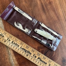 Vintage 1946-56 Imperial Jeep Tool Kit Set Knife Screwdriver Glove Box Accessory picture