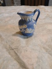 Wedgewood Mini Jug Jasper Ware Antique Vintage picture