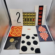 Lot of 7 Vintage 1960s Casual Corner Calendars Unused picture