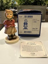 Hummel Figurine 1994 2181 Clear as a Bell Girl Mint in Box 3 3/4