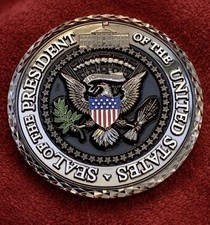 Discontinued & Authentic President Donald Trump Black “Struggle” Challenge Coin picture