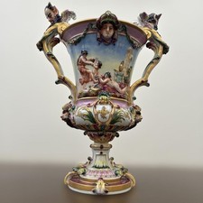 Oldest VOLKSTEDT Porcelain Factory Decorative Urn H 11in Antique Interior picture