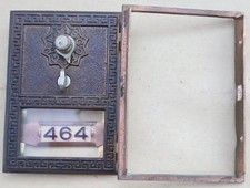 USPS No. 464 PO Box Framed Brass Door W Combination / Grecian Border Design  MTT picture
