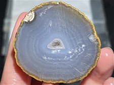 Half Rough Agate ore crystal Achat Nodule Chinese bloody battle Agate 73g B004 picture