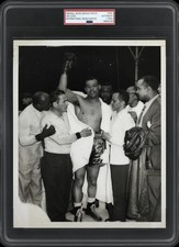 1948 Joe Louis “Triumph Over Jersey Joe Walcott” PSA Type 1 Original Photo picture