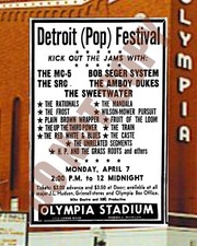 1969 Detroit Pop Festival Concert Olympia Stadium Detroit MC5 Seger 8x10 Photo picture