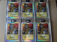 2026 Topps Marvel Mint Encased Mark Bagley Auto Doctor Doom Doomasaur 6 Card Lot picture