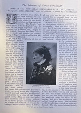 1904 Actress Sarah Bernhardt Comedie Francaise picture