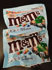 2 Bags - M&M's Crunchy Cookie Flavored Candy 7.4 OZ Bags, Limited Edition Rare b picture
