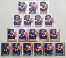 RARE SILVER TEAM FRANCE PANINI FOOT WORLD CUP 2026 EXTRA SET 18 SILVER STICKERS picture