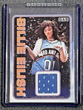 2026 GAS Billie Eilish Concert Used STAGE WORN Jersey Relic Card GU MINT # /400 picture