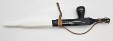 Vintage PEACE PIPE Cherokee Qualla Reservation Wood Crafted Native American Toy picture