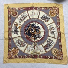 HERMES-PARIS Silk Scarf With Horse Design picture