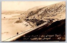 Snake River Old Oregon Trail Huntington Oregon Real Photo RPPC picture