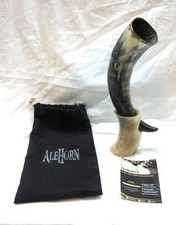 Alehorn Viking Horn Natural Curved Ox Viking Drinking Horn 12