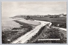 RPPC The Cliffs Walk Heysham England Bamforth Real Photo Postcard picture