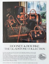 1988 DOONEY & BOURKE Travel Bags The Gladstone Collection Vintage PRINT AD picture