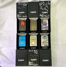 Zippo Collectible Lighters Lot of 6 w/ Boxes ASE Presidents Day 2019 Flame picture