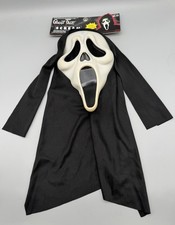 NWT Vintage 1997 Easter Unlimited Fun World DIV Ghost Face Scream Mask 9206 GLO picture